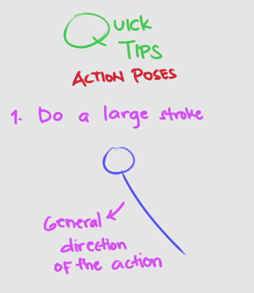 xcandyslice: Someone asked me how to do action poses. This is my technique for it. General direction