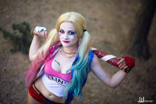 Porn Pics queens-of-cosplay:  Harley QuinnCosplayer: 