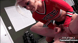 femdomandcuckolds:   C’mon blow  your load all over you, I know you can’t resist anymore.  here is the free HQ version of this gif: http://imgmaster.net/img-53d12734b6266.html
