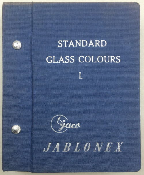 Trade catalog issued by the Czechoslovakian glass company Jablonex, c. 1950′s. Don’t eat the M&amp;M