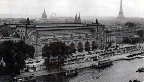 archimaps:Aerial view of the former Gare d’Orsay, Paris