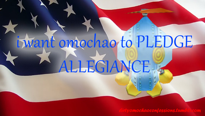 dirtyomochaoconfessions:  “i want omochao to PLEDGE ALLEGIANCE”