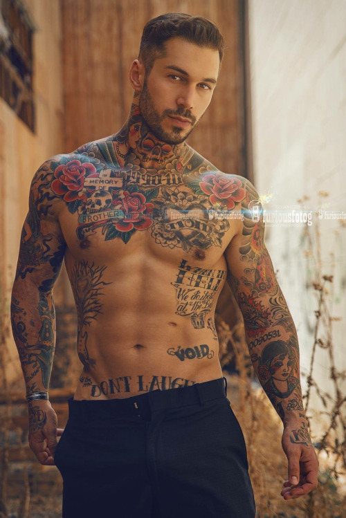 Inked Gay Studs