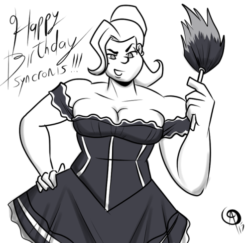 chillguydraws: Special birthday gift for @syncronis. Grenda gonna make you clean, you dirty boy.  snu snu~ < |D’‘‘