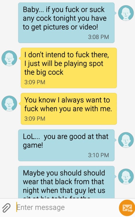 Porn photo desviadoduo:  My texts with Husband/ownerâ€¦.