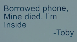 tobispencer:He’s different. He’s different that I thought he would be. There’s something about him t