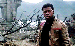 ewock:  Finn + lightsaber 