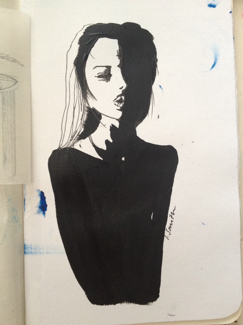 isabellasmithh:  5 min painting, @izzysmithh on instagram xx