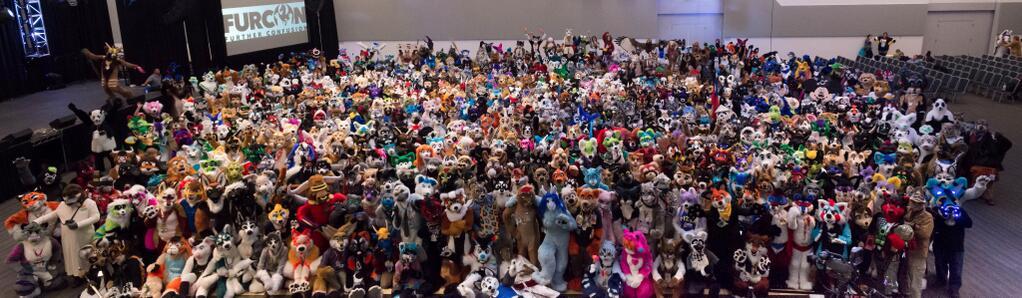 tagdavid:tekkythefurry:  aceofheartsfox:  Fursuit group photos from conventions I’ve