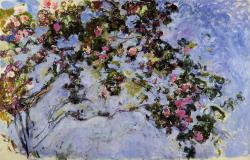 lonequixote:  The Rose Bush by Claude Monet