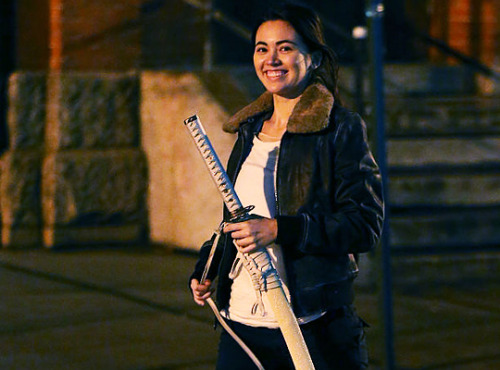 inspredwood:  netflixdefenders: Jessica Henwick filming Marvel’s ‘The Defenders'on January 21, 2017 in New York City 