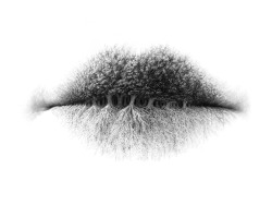 jedavu:  Surreal Pencil Drawings of Lips