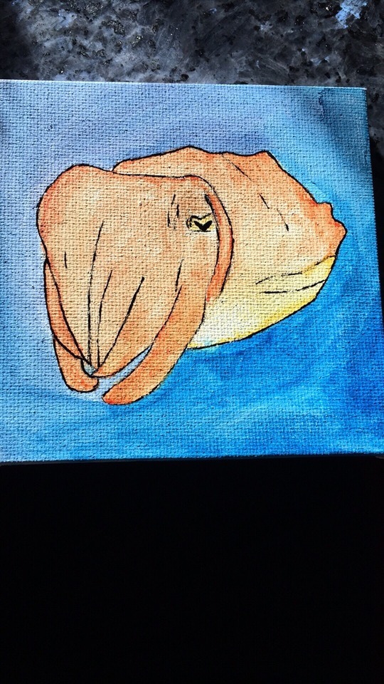 Glub Glub I Painted Him Bc He Makes Me Happy