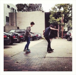  Harry Styles skateboarding                         