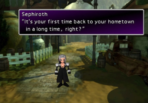 sephinova - Poor Sephiroth, I think he’s trying to mask his pain...