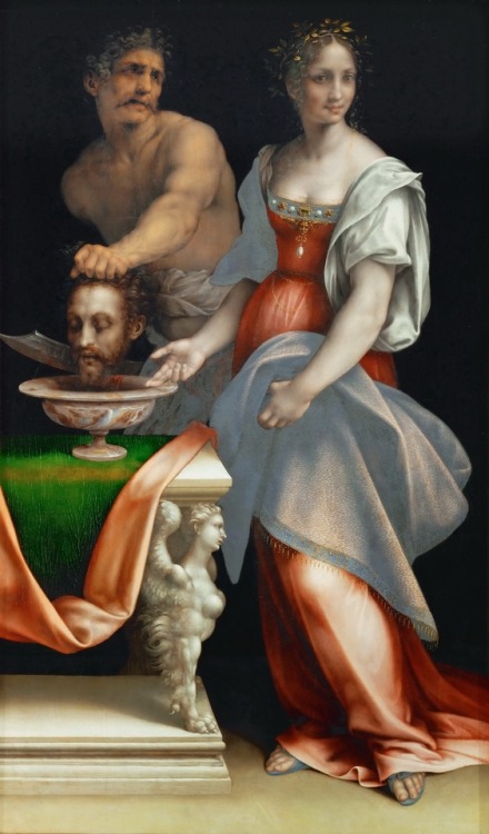 Salome with the head of Saint John the Baptist by Cesare da Sesto, 1516-1518