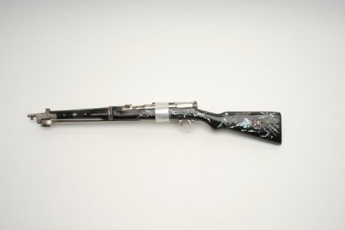 Pearl inlaid Japanese Type 44 Arisaka carbine, circa World War II.from Little John’s Auction Service