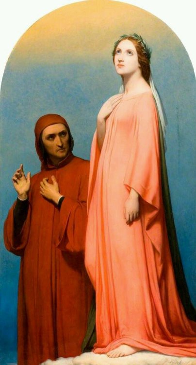 loumargi: Dante and Beatrice, by Ary Scheffer 1846