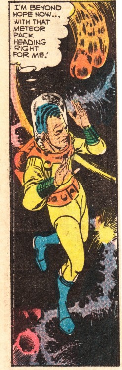 Steve Ditko.Note his distinctive method for drawing hair. 