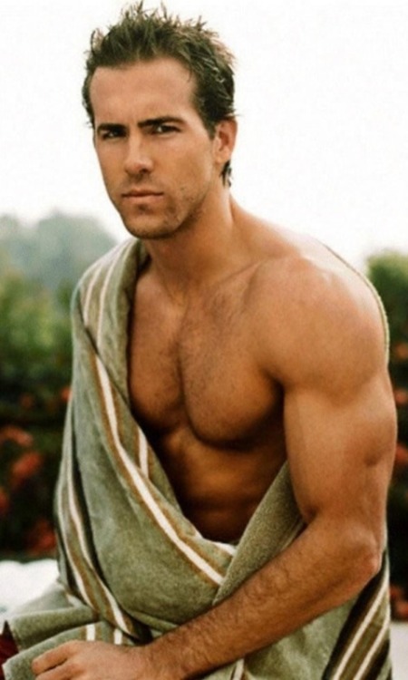 male-and-others-drugs:   Ryan Reynolds shirtless porn pictures