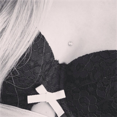 sternum piercing