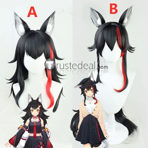 ️Vtuber Ookami Mio cosplay wigs and ears available in oyr store, Shopping link in bio️ * * * * * #vt