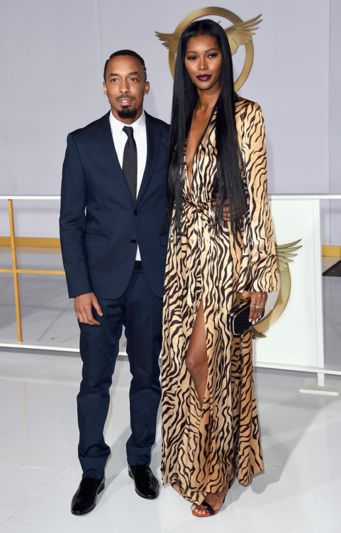 wastelandian:  daily—celebs:  11/17/14 - Jessica White + Dallas Austin at “The