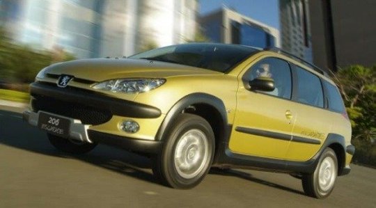 peugeot 206 escapade amarelo