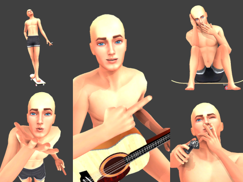 solstice-sims: Emeric Posepack Includes 5 Poses!  A posepack dedicated to my father, son, and u