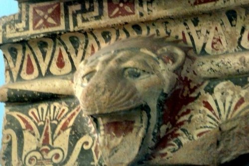 romegreeceart:Lion head from temple of Hera, PaestumSource; Dave &amp; Margie Hill / Kleerup [CC