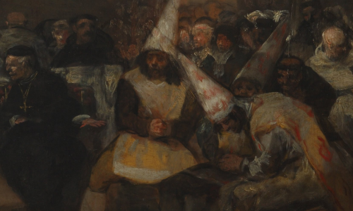 Goya, Details from An Inquisition Scene (1808-10)