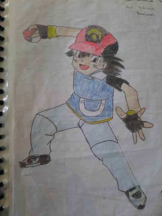 penguinsledder:Some Pokemon fanart I made when I was 8 years old. I used to draw