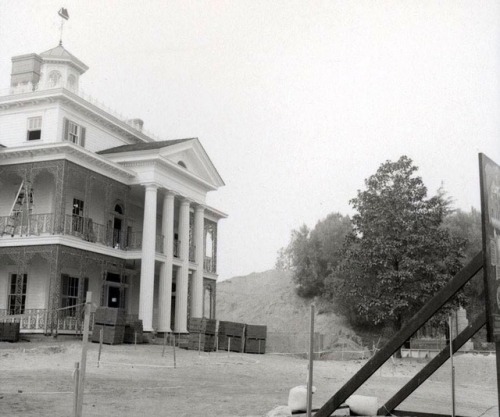 The early days of The Haunted Mansion. 