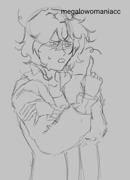 Nagito Sketch Thati Might Finish Tmrw We'll See, I Think Im Finally Figuring Out How To Draw Him Cause