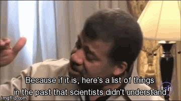 blunt-science:Neil deGrasse Tyson on the God of the Gaps.  Wow