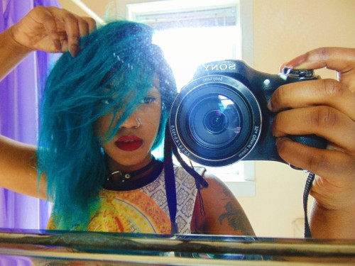 raychillster:  sleepy. featuring my bathroom. 
