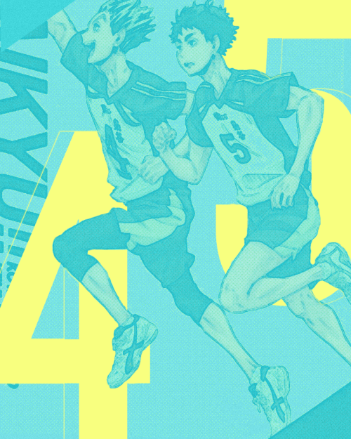 celiabowens: Haikyuu!! Week 2020: Connect a. favourite pair/duo