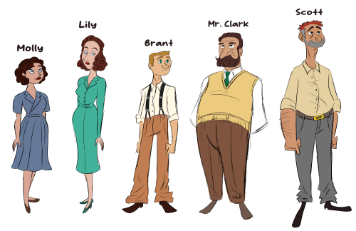 anartistwhowrites:I finally got around to designing some of the characters from The Illusion of Livi