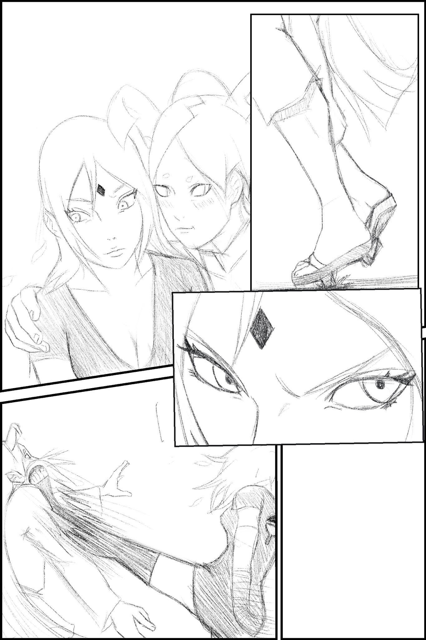 leporvox:After Momo hurt sasuke, the uchiha queen pays him a visit.“Legend has