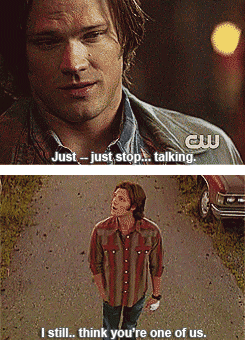 padaleckss:the sam winchester meme: ✯ favorite relationship/ships/interactions [4/8]“Hey, Castiel. U