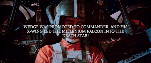 drinkupthesunrise - “Gee, Mister. You must know Wedge Antilles...