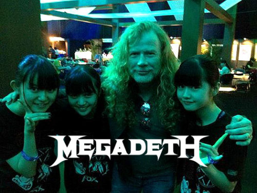 imaginarybatman: theun–sj: teppagan: Babymetal Meets Big Four Of Thrash @mitchfynde, have you 