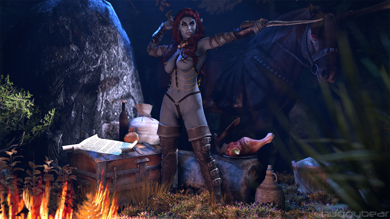huggybear742: Skyrim - Evesa Selvayn “You won’t see me coming.” Dunmer Rogue