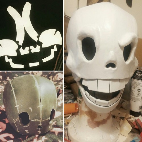 And. There. You. Have it. Both Skelebro skulls, finally finished.Never feel like shit over your cosp