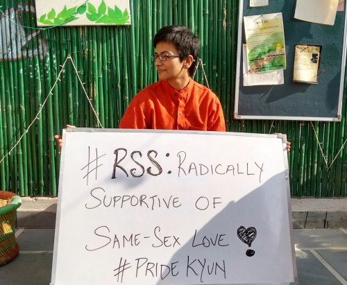 #‎PrideKyun‬ Because RSS = Radically Supportive of Same-Sex Love! (By Ketaki Nagaraju) Send your me
