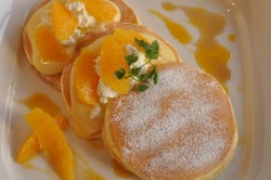 misterfawn:オレンジのパンケーキ