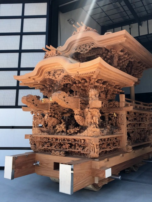 鐘 地車 だんじり (手作り枠付き)