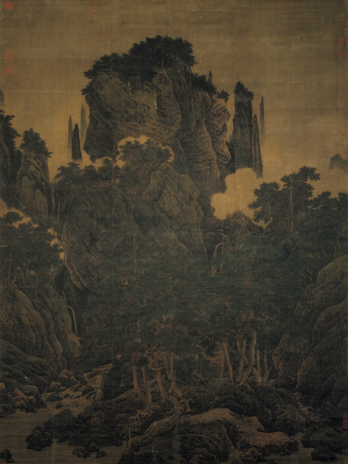 Wind in Pines among Myriad Valleys, Li Tang, 1124