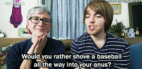 tyleroakley:  (via “Disgusting Would You Rather”)