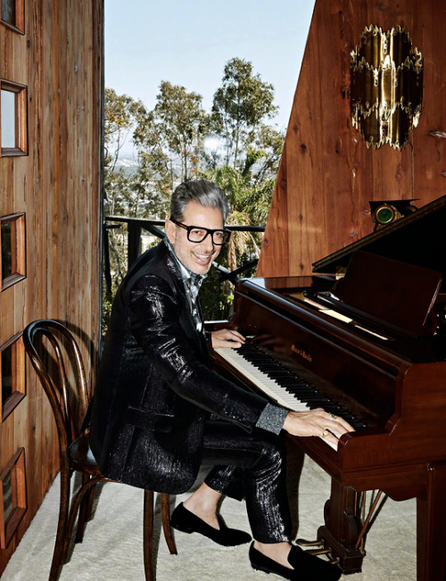 lcn71: 1-pm: Jeff Goldblum photographed by Doug Inglish for British GQ magazine Please donate to my